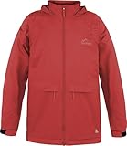 normani Kinder Softshelljacke Regenjacke mit Fleecefutter für Jungen und Mädchen - Wasserdichte, Winddichte Jacke mit 3M™ Scotchlite™ Reflektoren Farbe Rot Größe XXL/170-176