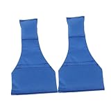 MOBUTOFU 2St Fußball-Schiedsrichter-Sitzsack Schiedsrichtertasche tragbarer Sitzsack praktische Wurfsäcke Fußball Versorgung Fußball Sitzsäcke Fußball-Stofftasche Tasche werfen Nylon Blue