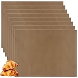 8er Set Dauerbackfolie Wiederverwendbar, 30 X 40cm Dauerbackfolie Für Backofen, Backfolie Hitzebeständig Antihaftbeschichtet Zuschneidbar Für Backblech, Grillen Und Bügeln