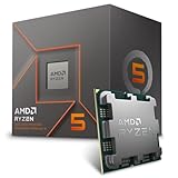 AMD Ryzen 5 8500G Prozessor (intergrierte Radeon Grafik, 6 Kerne/12 Threads, 65W TDP, AM5 Sockel, 22MB Cache, Bis zu 5 GHz max Boost Frequenz, Wraith Stealth Kühler)