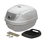 Topcase Motorradkoffer Roller Motorrad Koffer - Vinculexx - Weiss lackiert 28L inkl. Montageplatte