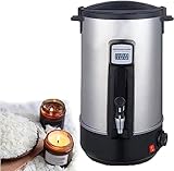 Elektrischer Wachsschmelzgerät mit Temperaturregelung und leicht zu reinigendem Ausguss für Kerzenherstellung und Wachsschmelzen