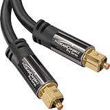 KabelDirekt – TOSLINK-Kabel, optisches Audiokabel – 5 m – Glasfaserkabel für Soundbar (TOSLINK auf TOSLINK, digitales S/PDIF-Kabel, Stereoanlage/Verstärker, Heimkino, Xbox One/PS4)