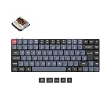 Keychron K3 Pro QMK/VIA Custom Ultra-Slim Wireless Mechanical Keyboard, Hot-swappable Bluetooth/Wired 75% Layout Programmable RGB Backlit Brown Switch Gaming Keyboard for Mac Windows