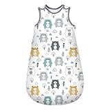Mosebears Schlafsack Baby 2.5 Tog Baby Winter Schlafsack Kinder Schlafsack aus Baumwolle Verschiedene Größen von der Geburt bis zum Alter von 24 Monaten Ganzjährig Schlafsack