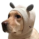 Hundemütze, Hund warme Kappe Wintermütze Strickmütze für Katzen, kleine Hunde, große Hunde