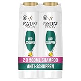 Pantene Pro-V Anti-Schuppen-Shampoo Duo Pack, Pro-V Formel + Antioxidantien, Für alle Haartypen, 2x500ML