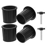 Luxshiny Sonnenschirmständer Ersatzteile 6 Stück für Terrassenschirme mit Lochabdeckungen Wetterfest Praktisch für Balkon und Garten