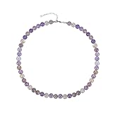 Brasilianischer Ametrin Halskette 188,75 Karat - Elegante 925er Silberkette 45-50cm - Luxuri�ser Edelstein Schmuck f�r Damen - Violett-Gelber Amethyst Anh�nger - Hochwertige Handgefertigte Halskette
