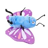 HEALSOPTHY Weiche Schmetterling Handpuppe Plüsch Tier Handspielpuppe für Puppentheater Frühe Sicher und Kindgerecht für Kleinkinder und Mädchen