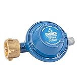 Rotarex Niederdruckregler 50mbar 1,0 kg/h für Gasgrill, Kocher, Heizstrahler, Terassenstrahler