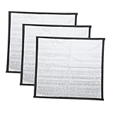 Veemoon 3 Stück Reflektierende Heizmatte für Reptilien Wärmematte mit Isolierfolie für Echsen Schlangen Schildkröten Frösche Terrarien Haustierwärmer Langlebig Sicher