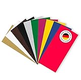 Smowo® 10 Grundfarben Wachsplatten 20 x 10cm zum gestalten, dekorieren und verzieren von Kerzen - Verzierwachs zum Basteln - Kerzenplatten Wachs Platte