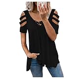 Damen Bluse Langarm Blusenshirt Chiffon Hemd V-Ausschnitt Elegant Hemd Casual Oberteile Tops Business Tunika T-Shirt Damen Top T-Shirt Damen Top Damen T-Shirt Langarm Elegant Oberteile
