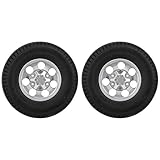 Yizisecce für 1/14 Traktorwagen, 2 Stcs schwarze 7 Lochrad -Hub, RC -Accessoires für vordere Reifen, langlebige Konstruktion, einfache Installation, verbesserte Traktion