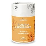 Alpha-Liponsäure 400 mg pro Kapsel | 120 Kapseln | Hochdosiert und Vegan | 100% Papierverpackung