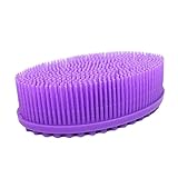minkissy Silicone Duschbürste Für Körperpflege Bade Schrubber Und Massagebürste Zur Sanften Reinigung Von Haut Und Kopfhaut Ideal Für Entspannende Duscherlebnisse