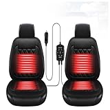 BesBet Autositzauflage Vordersitze, Winter Sitzkissen Universelles Sitzmatte Auto für Den Einsatz Im Auto Geeignet Zweisitzer