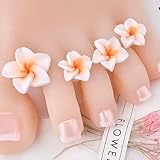 QUXVUIS 8 Stück waschbarer Silikon Zehenspreizer, starke Belastbarkeit für die Pediküre Nagelpflege, niedliche und gut verarbeitete Zehenwerkzeuge aus weichem Silikon