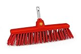 WOLF Garten B 400 M STRASSENBESEN, Rot, 37cm