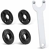 4 Stück 125mm Winkelschleifer Zubehör, Universal Winkelschleifer Schlüssel Set mit Flex Schlüssel, Stirnlochschlüssel Flanschschlüssel für 125mm Winkelschleifer