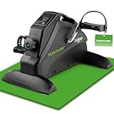 Tunturi Cardio Fit M30 Mini Bike Heimtrainer/Pedaltrainer/Arm- und Beintrainer/Minifahrrad/Bewegungstrainer für Senioren mit LCD-Bildschirmanzeige - Schwarz