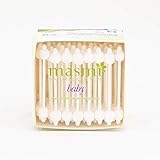 Masmi Bio Baby Wattestäbchen - 56 Stück aus biologischer Baumwolle