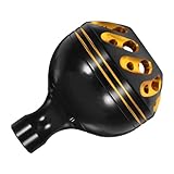 BESPORTBLE Angelrad Kugelgriff Rollenknopf Metall Rollengriff Power Griff Griff Angelreparatur Angelzubehör Baitcasting Rolle Ersatzteil Angelradknopf Aluminiumlegierung Schwarz
