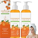 Kakiseife gegen Geruch älterer Menschen, Kakiseife gegen Körpergeruch, Reise-Duschgel für Frauen, Seifen gegen Geruch älterer Menschen, Füße entfernen – Achseln, stinkende Füße. (2pcs)