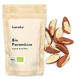 Kamelur Bio Paranüsse aus Wildsammlung - 1kg - von Hand geerntete Paranusskerne aus dem Bolivianischen Regenwald - Paranüsse 1kg ohne Zusätze