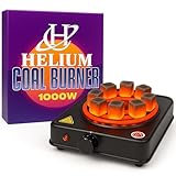 Premium Wasserpfeifenkocher, 1000 W, Regler, 5 Stufen, schnelles und gleichmäßiges Zünden von Kohlen für Shisha, Shisha, Wasserpfeife und Wasserpfeife HELIUM BOWL