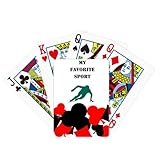 no/no Like Sports Fitness Balanced Skate Symbol Poker Spielkarte Klassisches Spiel