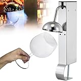 KRQDBCZ Whiskey-Glas-Kühler-Maschine, professioneller 6-Sekunden -40°C Kühler/Gefrierschrank für Bier- und Cocktailgläser, Edelstahl-Standgerät für den sofortigen Glasgenuss