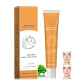 Enthaarungscreme Gesicht, Oberlippenhaarentfernung, Haarentfernungscreme für Körper, Arme, Beine, intimbereich,Schmerzfreie, Schnell Und Sanft,Hair Removal Cream For Women Man (1)
