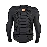 BenKen Ultra Leichter Schutzausrüstung Ski Körper Panzer Rücken Protektor, Außen- Sports Antikollision Backprotector Protektorenjacke für Snowboard Skaten MTB Motorrad Motocross (L)
