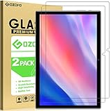GOZOPO [2 Stück] Schutzfolie für TECLAST P20HD/ P20S Tablet / M40S/ M40 /M40 Pro (10.1 Zoll), Kratzfest Panzer Schutz Glas [Abmessungen: 233 mm x 152 mm]
