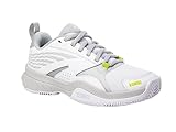 K-Swiss Performance Damen Speedex HB Tennis Shoe, White/Gray Violet/Lime Green, 41.5 EU