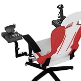 EG STARTS 2 Set Stuhlhalterungen Flight Sim Game Hotas Joystick Halterung für Logitech X52 X56 Rhino & Thrustmaster T. Flight Hotas/T.16000M FCS TCA Officer Pack Airbus Edition Sitzhalterung