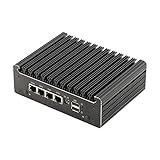 HUNSN Micro Firewall Appliance, Mini PC, Pfsense, Mikrotik, OPNsense, VPN, Router PC, Intel N4505 N6000, RS41, AES-NI, 4 x 2.5GbE I226-V, Console, Type-C, HDMI, DP, SIM Slot, 4G RAM, 32G SSD