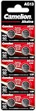 Batterie Knopfzelle LR44 Camelion Plus, 10 Stück (1er Pack)