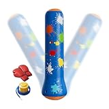 Aufblasbarer Kinder Boxsack - Rückprall-Boxausrüstung für Kinder, Karate, Innen, Außen, Zuhause, Wohnzimmer, Schlafzimmer, Mädchen, Fitness, Kampfsportspielzeug