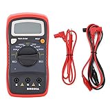 Widerstandsmessgerät, 1000 V LCD-Widerstandstester Digitales Isolationswiderstandsmessgerät Megohm-Messgerät Für Durchgangsprüfung, Diodentest, Batterietest