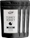 Craftsman Turkey Jerky Original | 100% natürliches Trockenfleisch aus Putenfilet | Ohne Zucker | 78% High Protein | Fleisch Snack für Unterwegs, Sport und Büro (3x 50g)