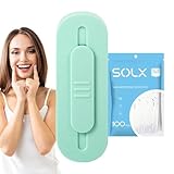 Sghtil Aufbewahrungsbox für Zahnseide, wiederaufladbar, professioneller automatischer Zahnseidespender für unterwegs, Zahnstocherspender mit zwei Wegen,