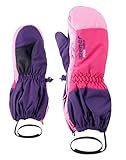 Ziener Kinder LEVI Ski-Handschuhe/Wintersport | wasserdicht atmungsaktiv, dark purple, 128