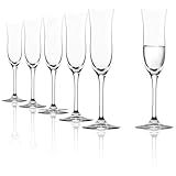 Stölzle Lausitz Classic Grappagläser 6er Set 100 ml – Hochwertige Gläser für Grappa, Tresterbrände & Spirituosen – Elegante Digestif-Gläser aus Kristallglas – Spülmaschinenfest & Made in Germany