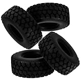 FELTECHELECTR 4 Stück Teiliges Gummireifen für Spielzeugautos Traktor Rc Car Assemble Wheels DIY Ersatzräder Robust Leicht für Bastelprojekte und Modellbau