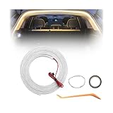 Czerio Dynamic Flowing Car Trunk Light Strip, Kofferraum Beleuchtung Led Band, Automatischer Sensor Tail Box Light Strip, Kofferraum Lichtstreifen Lichtleiste (Warme, 2m Dauerlicht)