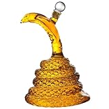 YUZDNM Kunststatue – Chinesische Tierkreis-Karaffe, 1000 Ml Königskobra-Schlangen-Whisky-Karaffe, Mundgeblasenes Bleifreies Glas, Schlangen-Karaffe Für Spirituosen, Personalisierte Tier-Weinflasche
