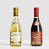 Giusti - Balsamico-Essig aus Modena 3 Goldmedaillen und Condimento Agrodolce Bianco - 2 x 250ml